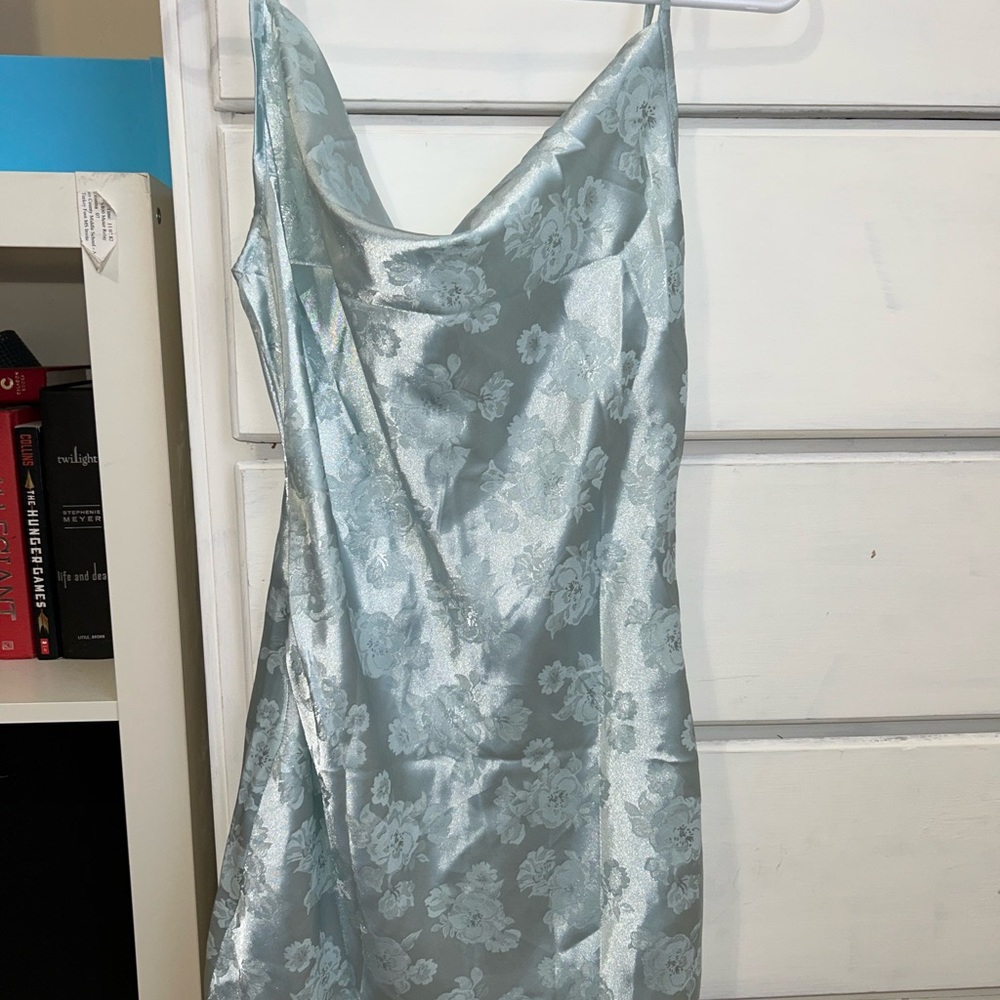 Silk floral dress